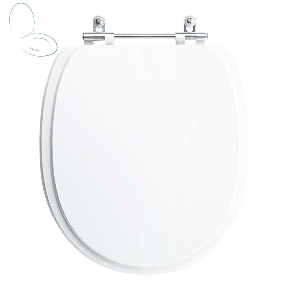 Tampa Vaso Sanitário Poliester Acrilico Village Branco para Bacia Deca - 1