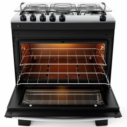 Fogão Atlas Agile Up 5 Bocas Automático Mesa de Inox Preto Bivolt - 7