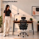 Ver imagem 6 de Conjunto de Escritório Mesa Niara e Cadeira Diretor Vegas Preto