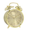Ver imagem 2 de Relógio de Mesa Despertador Dourado Herweg 2720-029