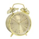 Ver imagem 2 de Relógio de Mesa Despertador Dourado Herweg 2720-029