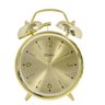 Relógio de Mesa Despertador Dourado Herweg 2720-029 - 1