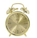 Ver imagem 1 de Relógio de Mesa Despertador Dourado Herweg 2720-029