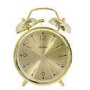 Ver imagem 1 de Relógio de Mesa Despertador Dourado Herweg 2720-029