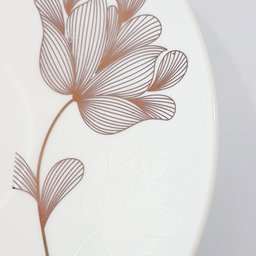 Jogo de Xícaras e Pires 12 Peças Premium Flor - 7