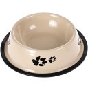 Ver imagem 1 de Comedouro e Bebedouro Aço Inoxidável 15cm 150ml Bege