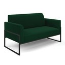 Ver imagem 7 de Namoradeira e 2 Poltronas Industrial Alta Preto Marisa Bouclê Verde D03 - D’Rossi