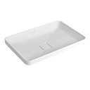 Ver imagem 1 de Cuba Sobrepor Retangular 60cm Branco- L.23060.17