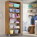 Ver imagem 2 de Armario Lavanderia Melissa 2 Pts 2,24m Castanho/off White