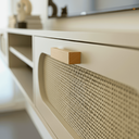 Ver imagem 3 de Rack Suspenso para Tv Santorini com Nichos Organizadores:off White