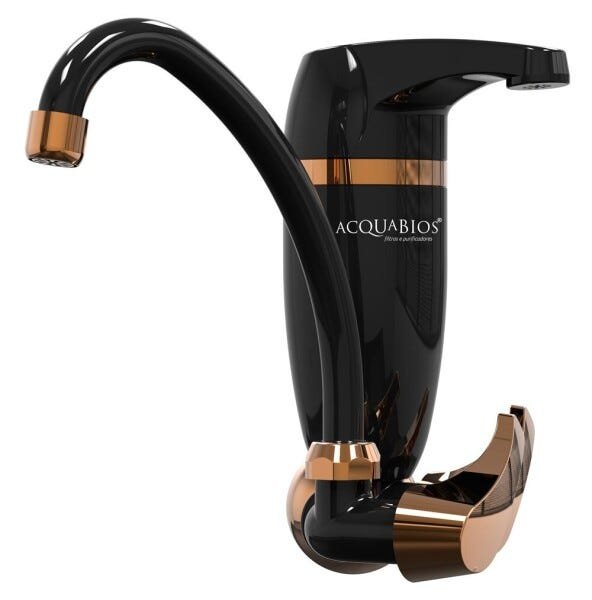 Filtro com Torneira Acqua Premium Preta Dourada - 2