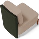 Ver imagem 7 de Poltrona Decorativa Sala de Estar Living Hungria L02 Couríssimo Verde Linho Bege Escuro - Lyam Lyam 
