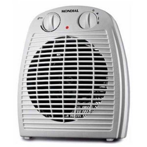Aquecedor de Ar Portátil A-08 Cinza Mondial 127v 1500w