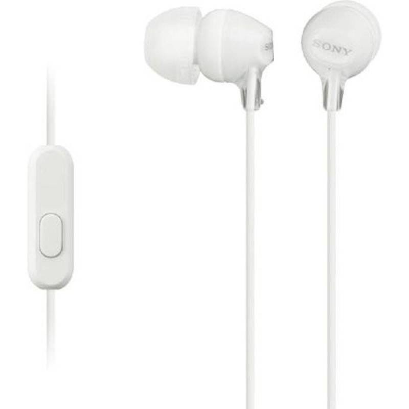 Fone de Ouvido Intra-Auricular com Microfone Branco Mdr-Ex15Ap/W - 2