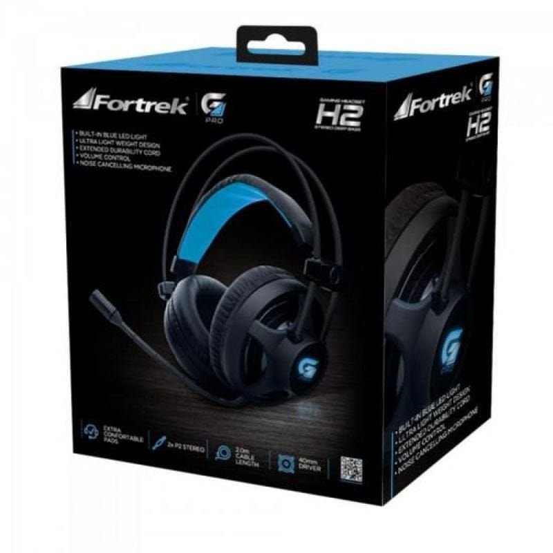 Headset Gamer Pro H2 Preto Fortrek - 2