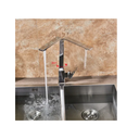 Ver imagem 3 de Torneira Gourmet Slim em L Cozinha Monocomando Misturador Cor Prata - Brinovar