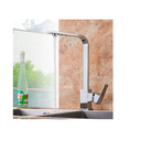 Ver imagem 2 de Torneira Gourmet Slim em L Cozinha Monocomando Misturador Cor Prata - Brinovar