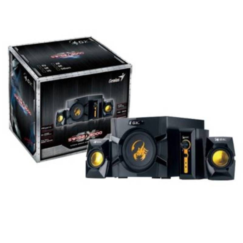 Caixa de Som Gx Gaming Genius 31731016103 Sw-G2.1 3000 2.1Ch 70 Rms - 2