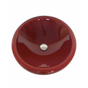 Ver imagem 2 de Cuba c/ Aba 420x420mm Vidro Temp Banheiro Lavabo Vinho 4045