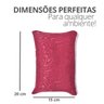 Peso de Porta Decorativo Almofada 1kg Estampa Ondas Vinho - 4
