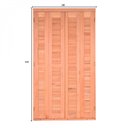 Ver imagem 3 de Porta de Madeira Veneziana 216cmx120cmx14cm Pe521 Esel