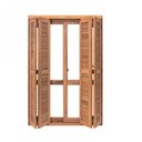 Ver imagem 2 de Porta de Madeira Veneziana 216cmx140cmx14cm Pe521 Esel