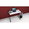 MESA ESCRIVANINHA HOME OFFICE PC ESTUDO INDUSTRIAL 90 CM - 4