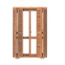 Ver imagem 2 de Porta de Madeira Veneziana 216cmx160cmx14cm Pe521 Esel