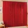 Cortina Amore 3m X 2,80m para Varão Simples Vermelho - Valle Enxovais - 1
