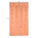 Ver imagem 3 de Porta de Madeira Veneziana 216cmx200cmx14cm Pe521 Esel