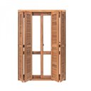 Ver imagem 2 de Porta de Madeira Veneziana 216cmx200cmx14cm Pe521 Esel