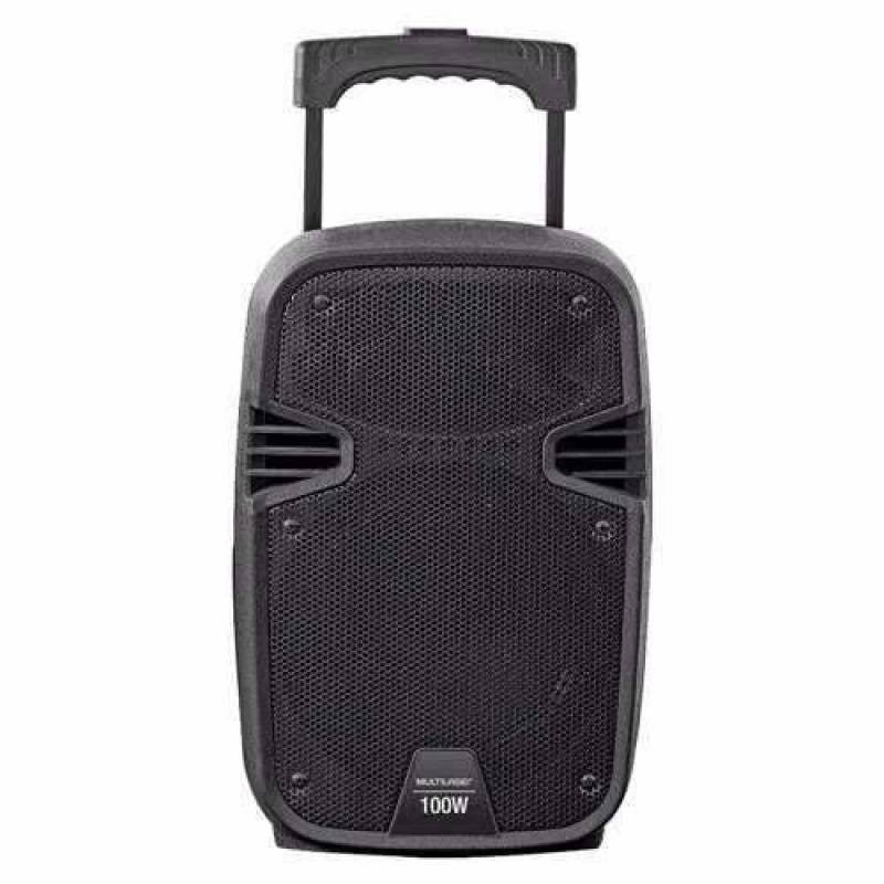 Caixa de Som Amplificadora Trolley 8 Polegadas Bt Fm SD USB P2 - Sp258 Multilaser - 3