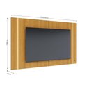 Ver imagem 4 de Painel para TV até 75 Polegadas com LED 100% MDF Multimóveis Crcol-PTV025 Madeirado