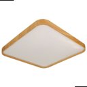 Ver imagem 1 de Plafon Space Quadrado Madeirado Led 40x40 24w Bivolt Multitemperatura