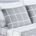 Ver imagem 3 de Jogo de Cama com Lençol de Cima 200 Fios Austin Casal 04 Peças - Cinza