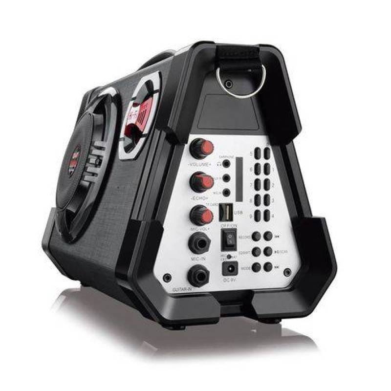 Caixa de Som 80W 6 Em 1 com Microfone, Mp3, USB, Sd, Fm, Guitarra e 3 Anos de Garantia - Multilaser - 1