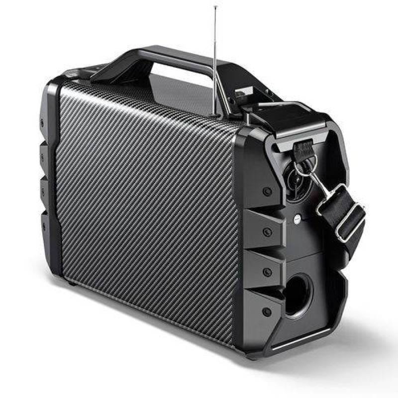 Caixa de Som Multilaser Amplificada LED - 100W Rms Alça Microfone Bluetooth USB SD Rádio Fm - Sp251 - 4