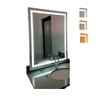 Espelho 60 X 80 Led 3 Cores Temperaturas Frio Neutro e Quente Banheiro Retangular 60x80 Tecla - 4