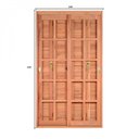 Ver imagem 3 de Porta de Madeira Veneziana 216cmx140cmx14cm Pe521 Esel