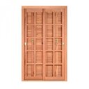 Ver imagem 1 de Porta de Madeira Veneziana 216cmx140cmx14cm Pe521 Esel