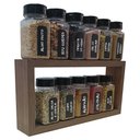 Ver imagem 5 de Pote Tempero Kit 11 Potes + 11 Etiquetas Adesivas + Nicho Arte Cozinha Potes de Tempero