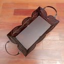 Ver imagem 5 de Bandeja de ferro para mesas e bancadas super resistente artesanato rústico para decoração e utilidad