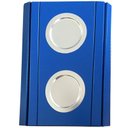 Ver imagem 3 de Bandeja Esteira para Braço de Sofá Porta Copo Alumínio Azul - D'rossi