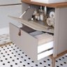 Armário Banheiro 80cm Mdf Cappuccino 1 Porta Gaveta C/ Cuba - 4