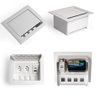 Caixa Mesa Pop3 Monobloco Branco 2nbr20a /usb A+c Qtmov - 1