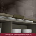 Ver imagem 2 de Armário De Cozinha 01 Porta De Vidro Basculante 120cm évelin Henn Duna Cristal