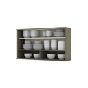 Ver imagem 4 de Armário De Cozinha 01 Porta De Vidro Basculante 120cm évelin Henn Duna Cristal