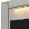 Rack para Sala Orgânico Suy com Painel para Tv 75 Pol Maresca B02 Off White Pistache - Lyam Decor - 11
