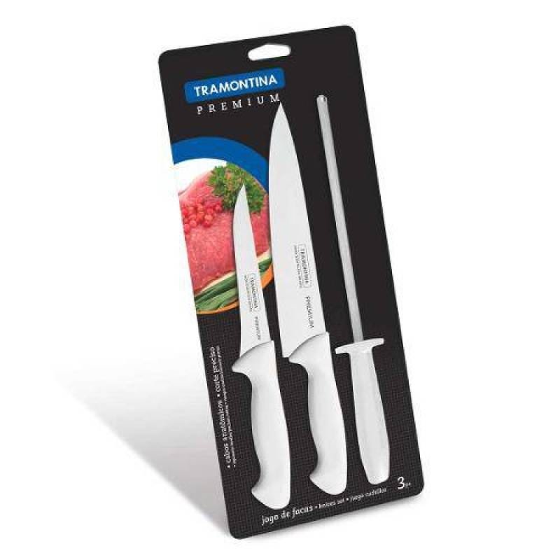 Conjunto de Facas 3 Peças Premium - Tramontina - 1