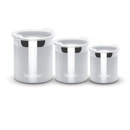 Jogo De Potes Inox Com Tampa 3pc Tramontina - 1